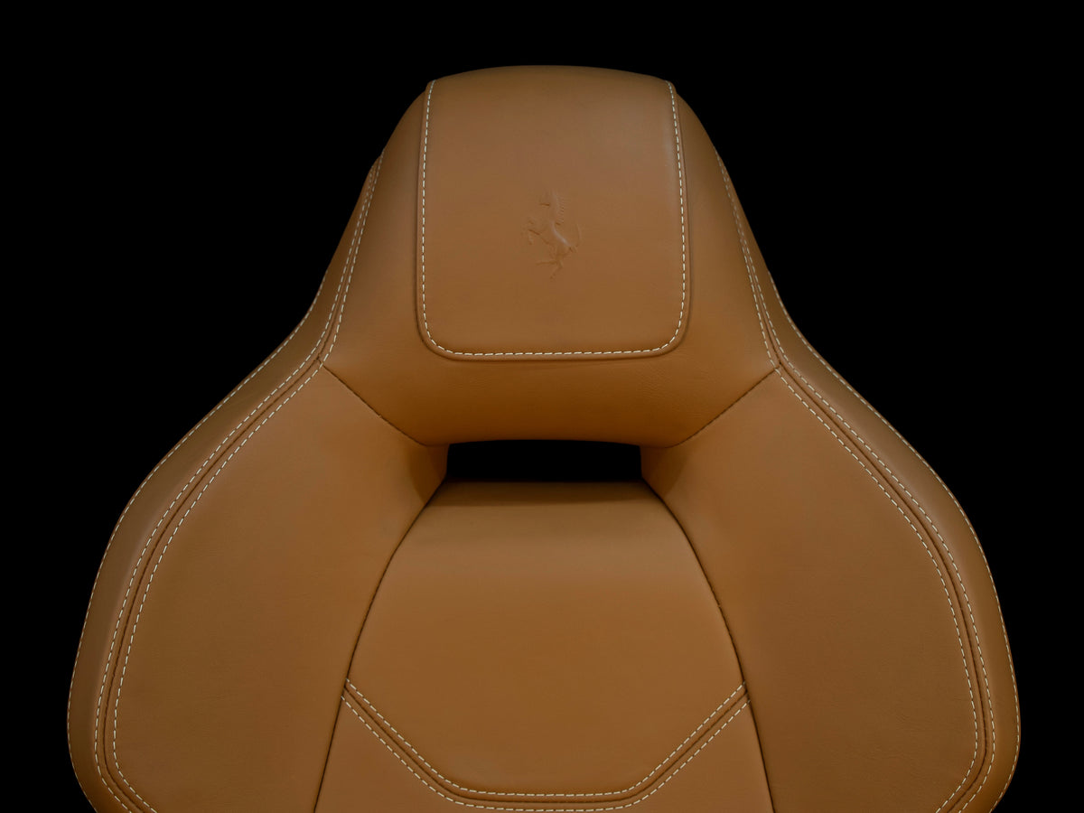 Ferrari F12 Cuoio-Leather Office Chair