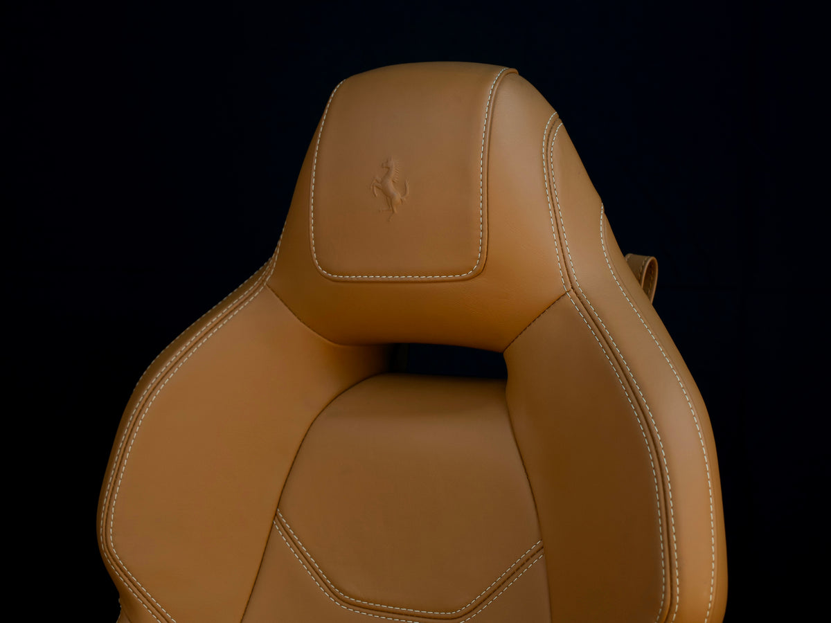 Ferrari F12 Cuoio-Leather Office Chair