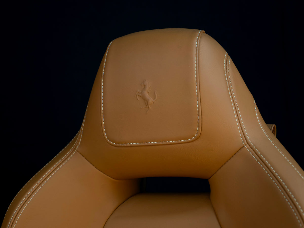 Ferrari F12 Cuoio-Leather Office Chair