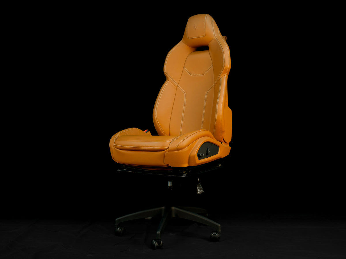 Ferrari F12 Cuoio-Leather Office Chair