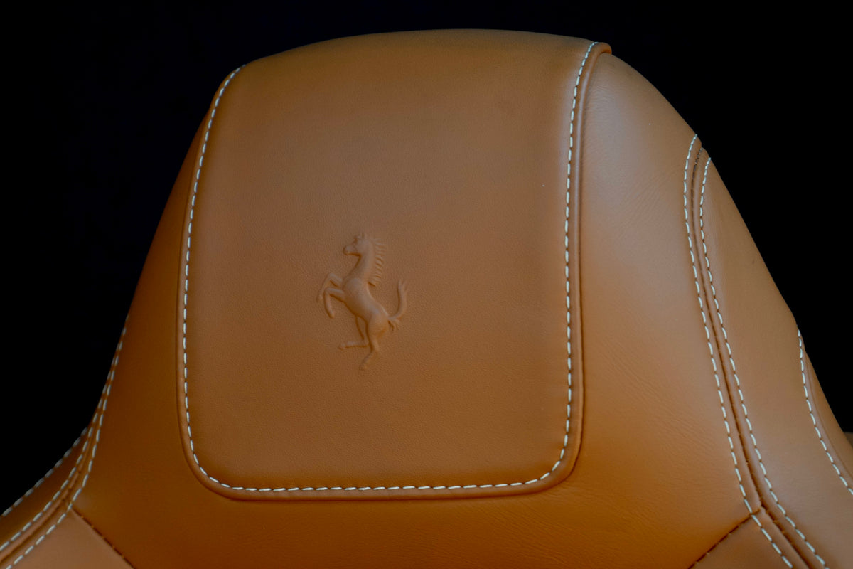 Ferrari F12 Cuoio-Leather Office Chair