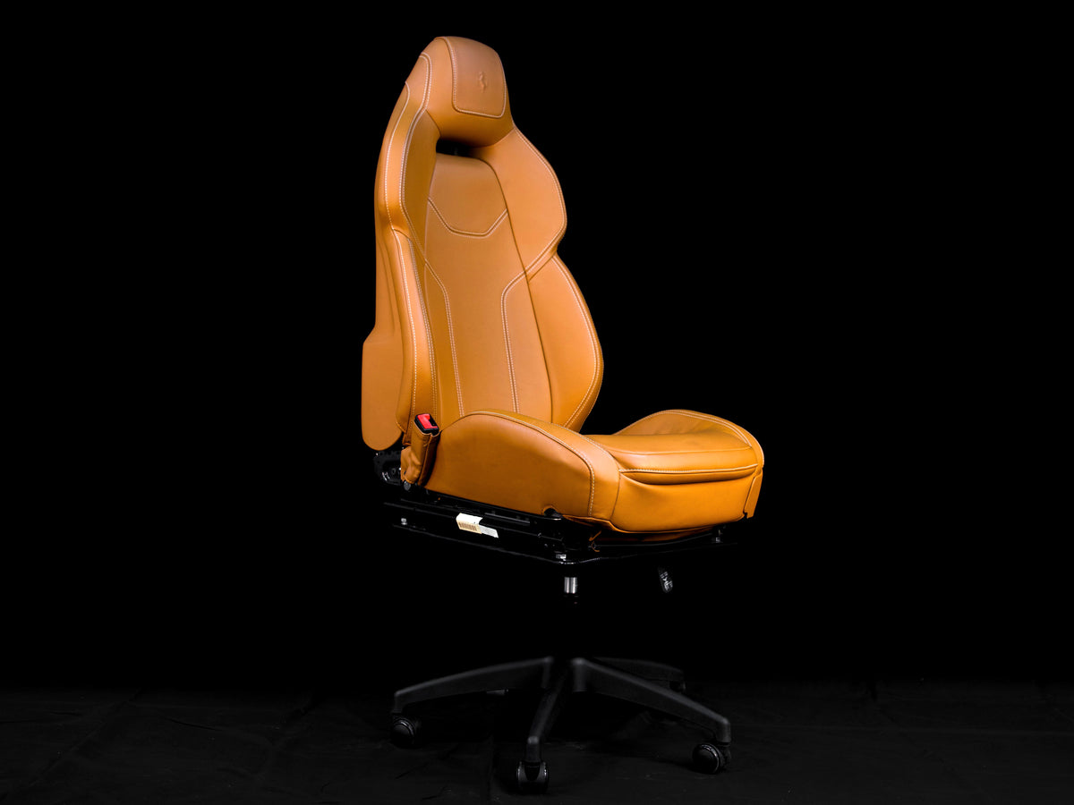 Ferrari F12 Cuoio-Leather Office Chair