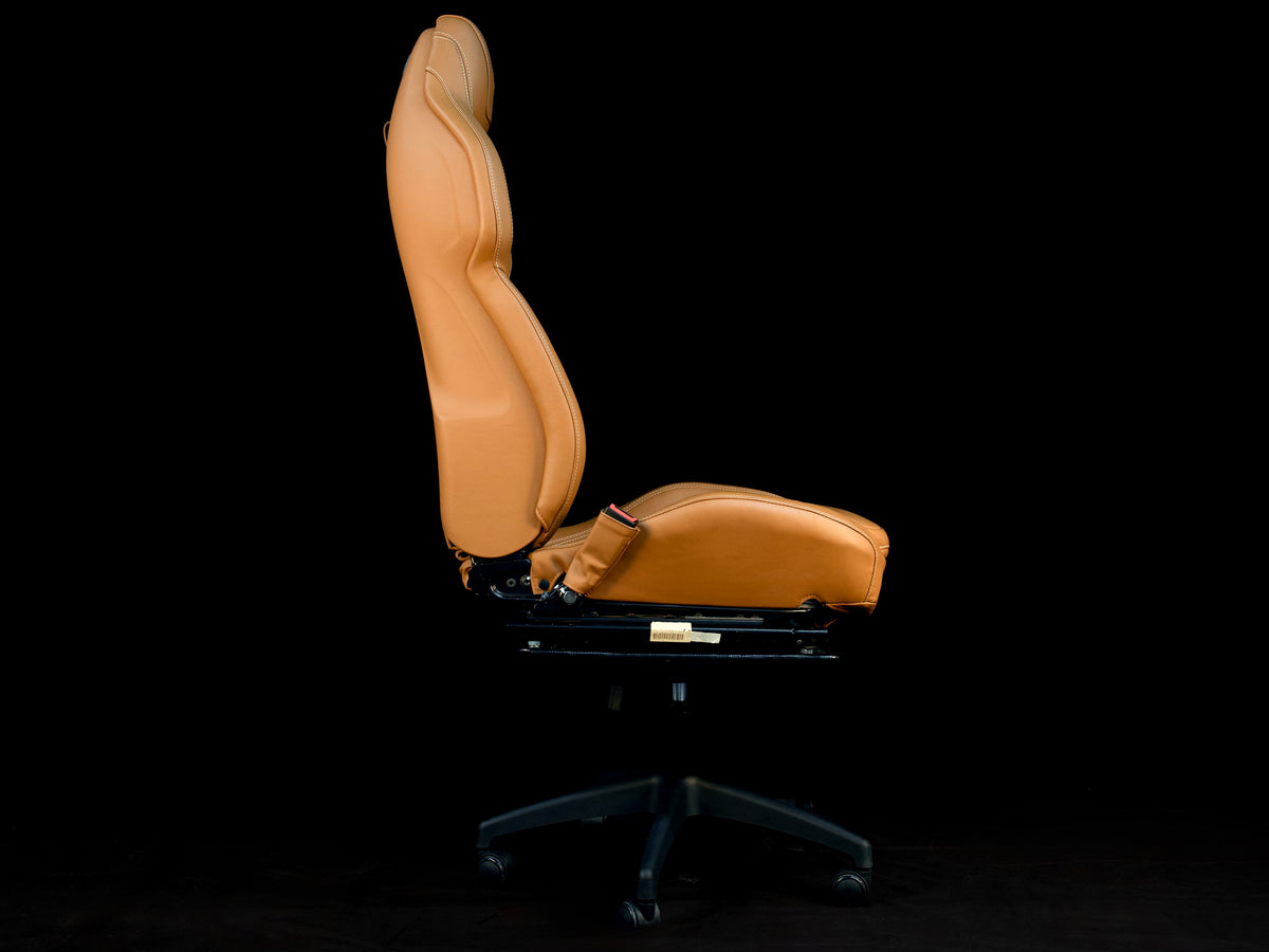 Ferrari F12 Cuoio-Leather Office Chair